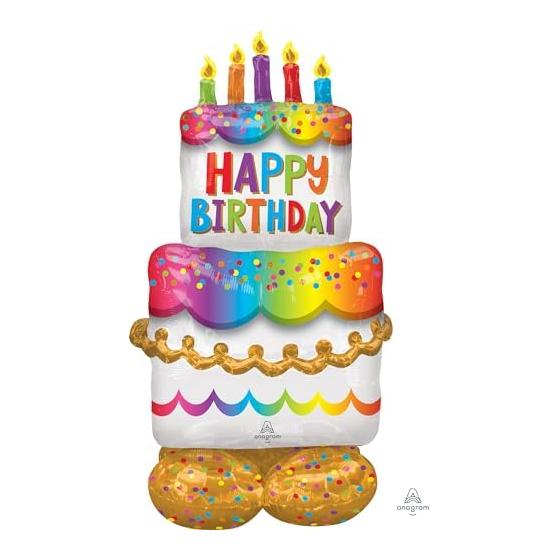 Amscan Anagram Airoons Birthday Cake (Birthday Cake)