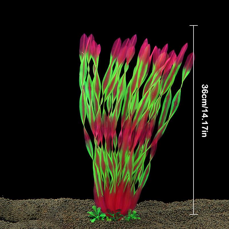 Dekoracje Roślin Akwariowych Trawa Podwodna Plastikowa Sztuczna Wodna Akwarium