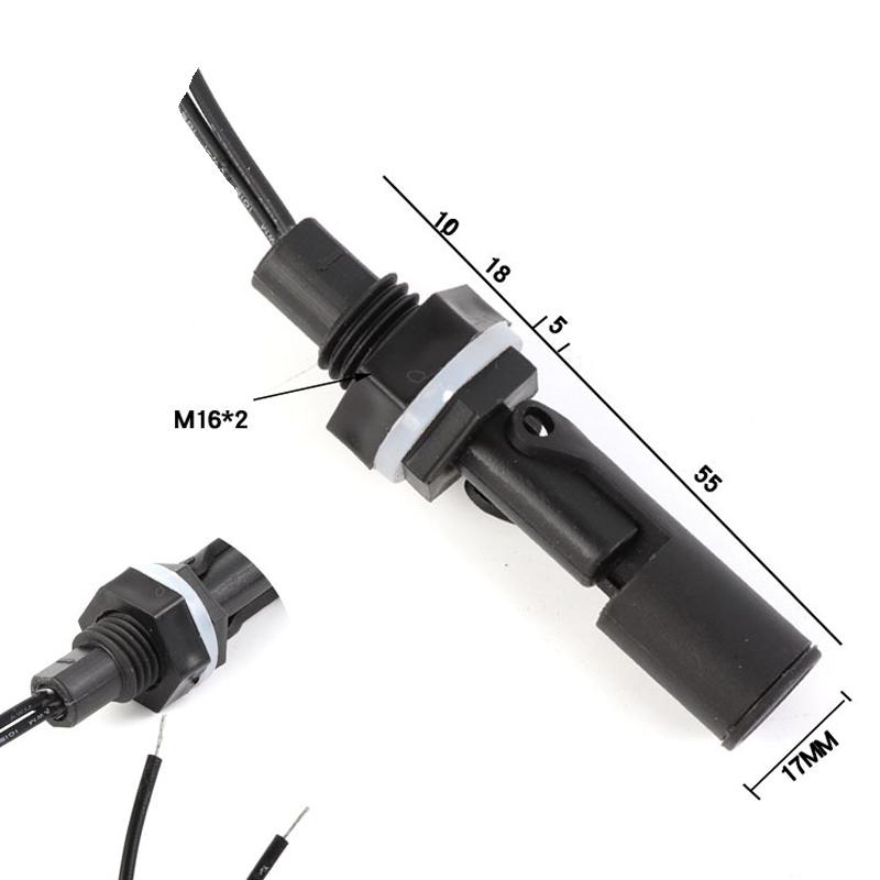 

Горизонтальный поплавковый датчик-выключатель Боковое крепление Датчик уровня жидкости/воды Контроллер Автоматический выключатель водяного насоса Аквариумный бак Бассейн D