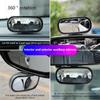 1PC Car Mirror Auxiliary Rear View Mirror Wide Angle Side Rear Mirrors Reverse Spot 360° Adjustable Car Accessories