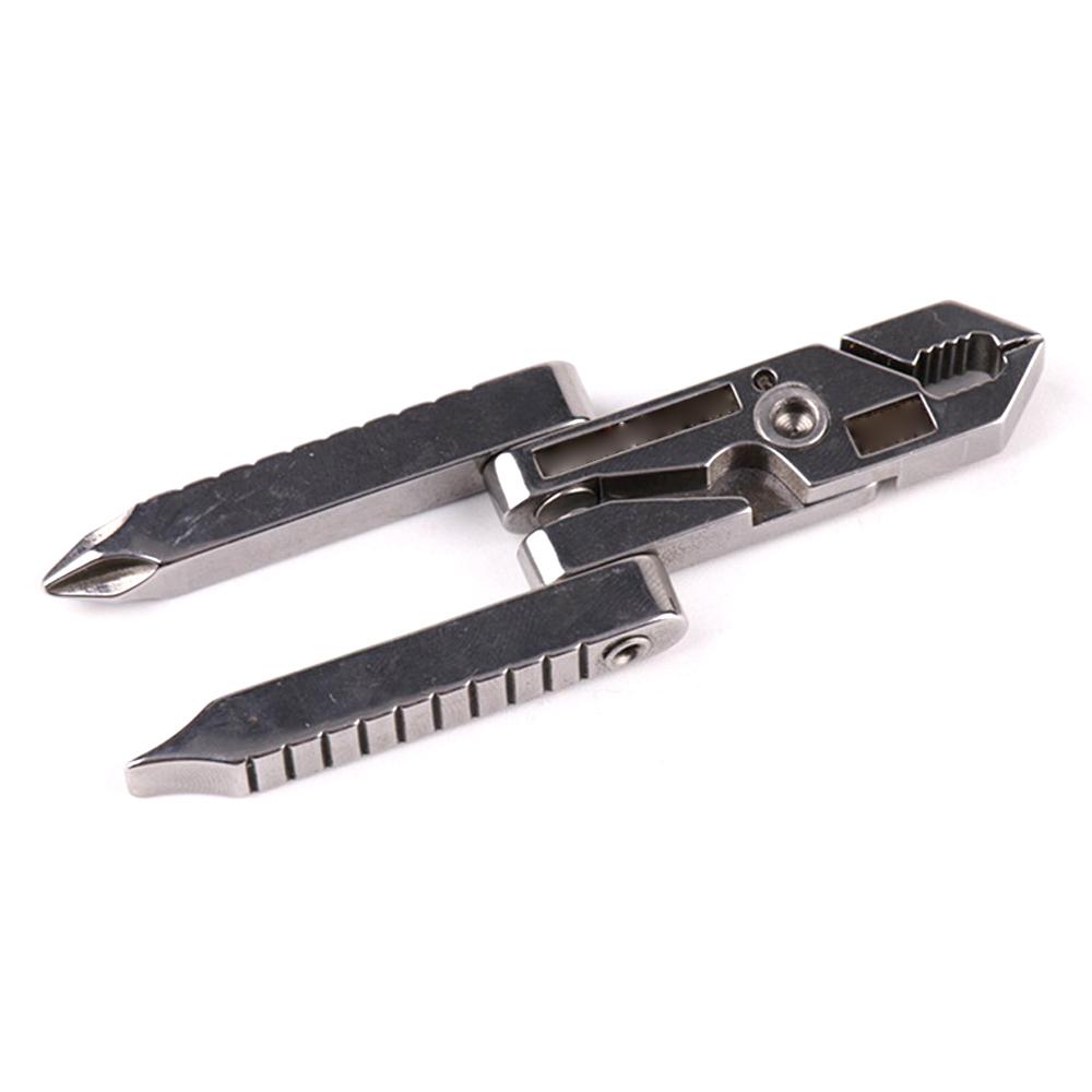 Multifunctional Stainless Steel Mini Pliers Key Chain Pocket Screwdriver for Daily Maintenance