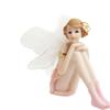Figure Figurine Creative Desktop Ornament Resin Hand Painted Sculpture Girl Statue for House