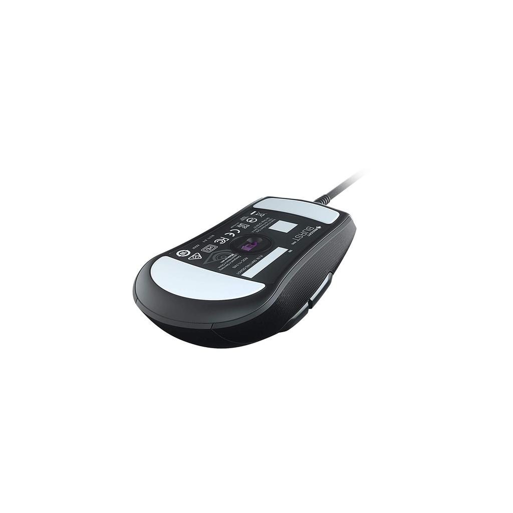 ROCCAT Burst Pro Gaming Mouse, Wired USB, Black, Optical, 16K, Optical Switches, Side Buttons, Symmetrical, Lightweight 68g, German Design,