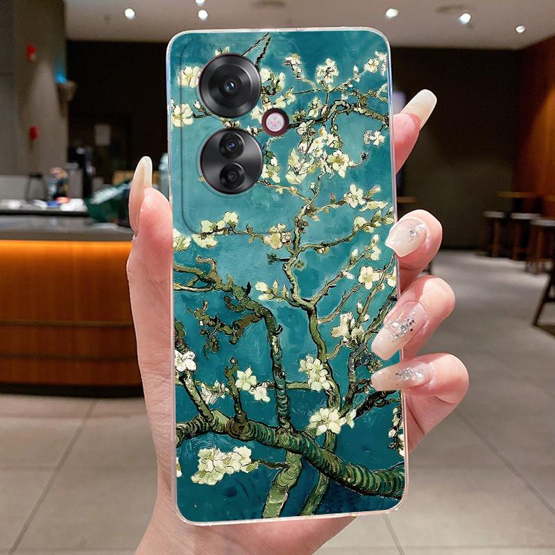 Für OPPO Reno 11F / Reno 11A Hülle Klar Luxus Mode Schmetterling Blumen Weiches TPU Silikon Abdeckung für OPPO Reno11 F A Handyhülle
