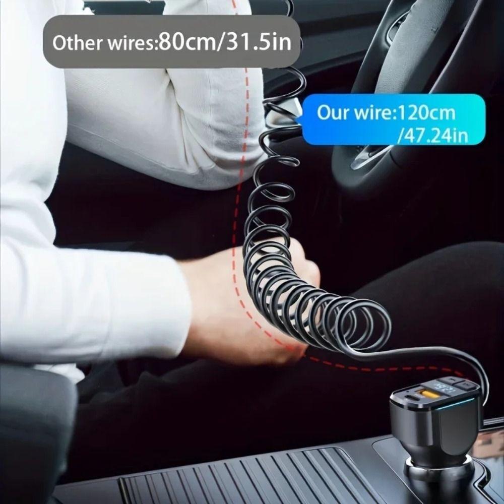 Safe Mini USB Car Charger Fast charging Charger Adapter Universal 3-in-1 Car Charger  Phone