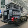 Pickup Truck Camper Shell with Rooftop Tent: Off-Road Camping & Living Modification