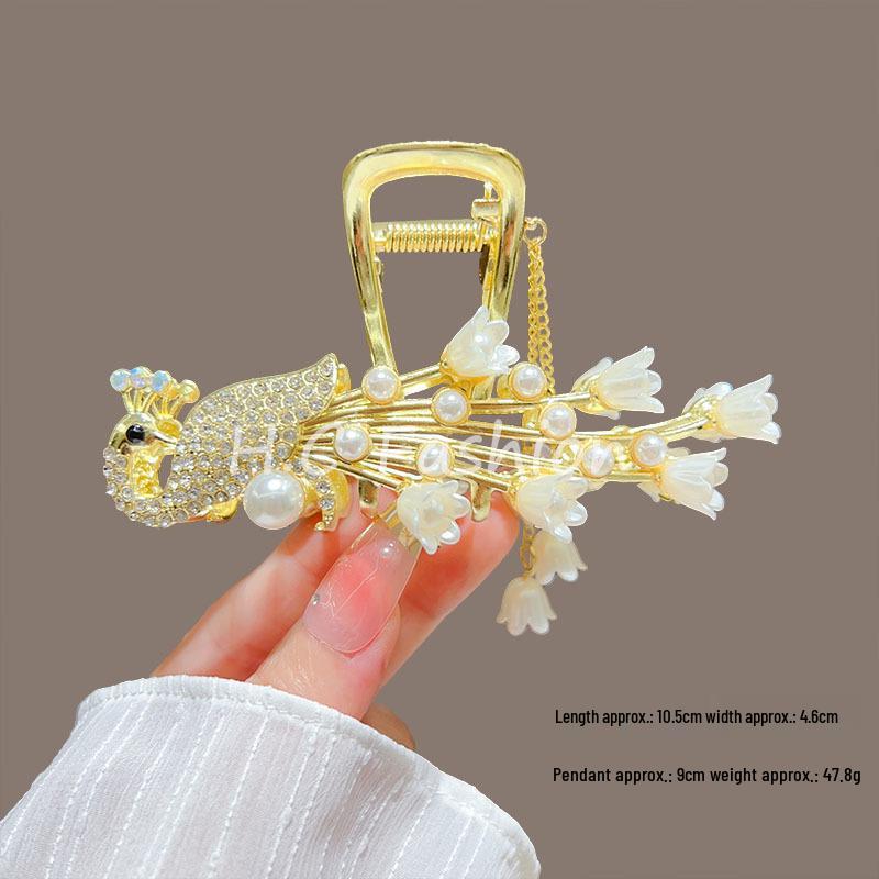 Liljekonvalj Veteax Hårnål: Damers Ny Kinesisk Stil Tofs Klämma för Eleganta Uppsättningar.