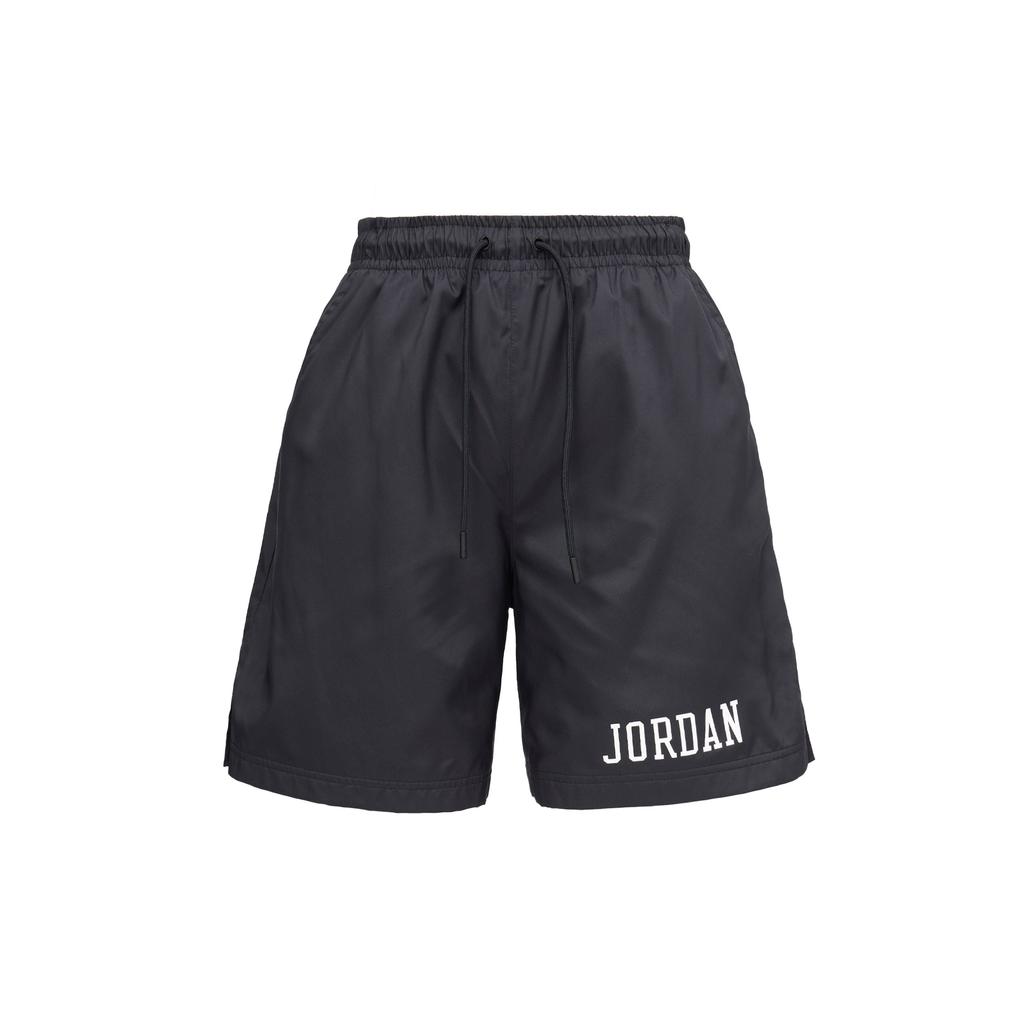 Jordan Essentials Letter Lace Water And Land Versatile Casual Sports Shorts Men Shorts Black FQ4566010
