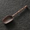 Kung Fu tea, copper alloy tea, tea dial, tea ceremony six gentlemen solid wood, tea tool teaspoon, tea shovel teaspoon
