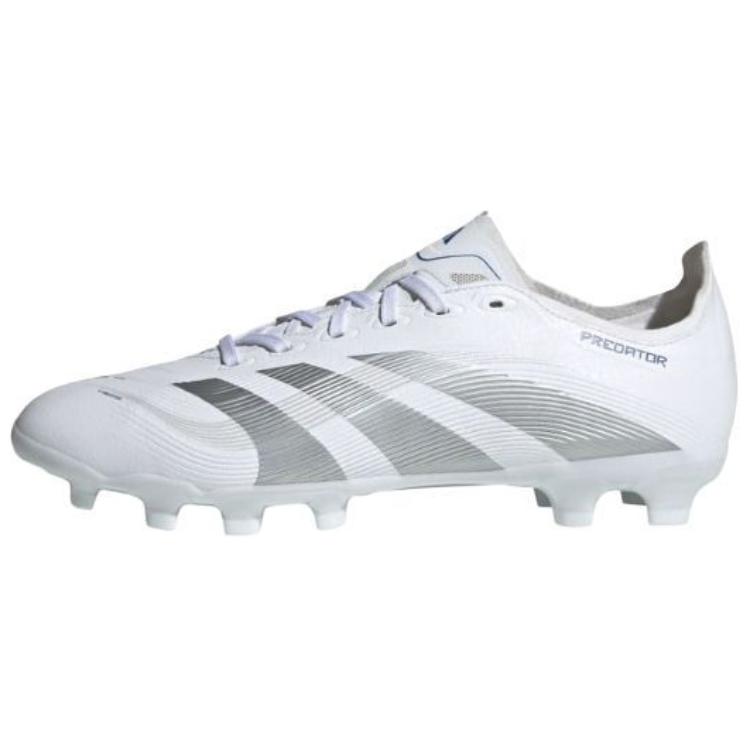 Adidas Predator League Soft Comfortable Ag Hg Non-Slip Wear-Resistant Soccer Shoes Men Soccer Shoes White ID3775