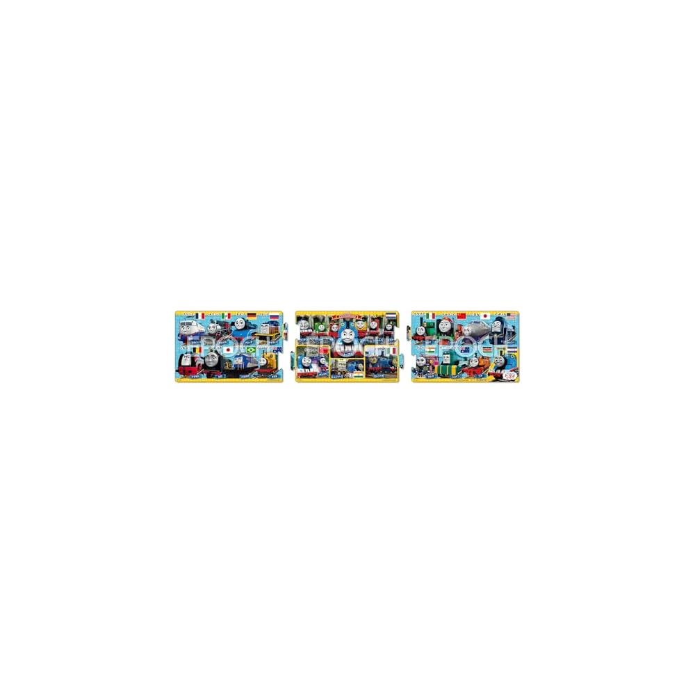 EPOCH Apollo Step Panorama Puzzle Thomas and Friends 8/12/16 Pieces Kids Toy with Storage Bag Ages 3 and Up