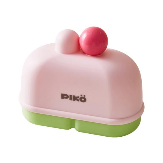 

Дорожный держатель для мыла, мыльница в форме торта, декоративная мыльница, портативный контейнер для мыла для кемпинга, спортзала, ванной комнаты розовый