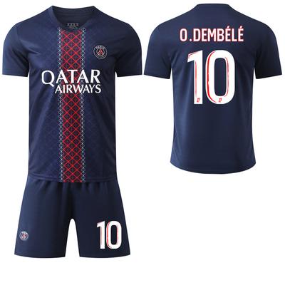 2025-26 PSG Home Jersey #7 Mbappé #10 Dembélé #30 Messi Football Jerseys