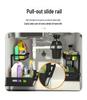 Multifunctional Cross-Border Spice Rack: Pull-Out Desktop Organizer for Kitchen Storage