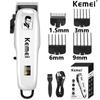 Kemei Electric Hair Clipper Hair Cut Wireless Trimmer Men Professional Clipper Machine Rechargeable Hair Cut Barber 809A PG