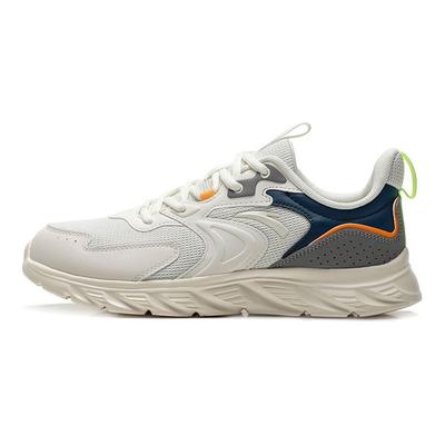 Laufserie Strapazierfähige Stoßdämpfung Low Top Laufschuhe Herren Sneaker Weiß Grau Blau 912235527-2