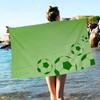 Cartoon Football Field Big Microfiber Beach Towels Quick Dry Towel Sand Beach Towels Pool Towel for Travel Swim Pool Yoga