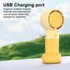 Small Handheld Fan Quiet 3 Speed Adjustable USB Rechargeable Summer Cooling Fan Portable Travel Mini Personal Fan Phone Holder