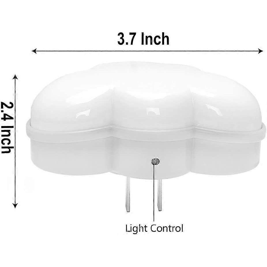 2 Pack LED Night Light Plug in Lamp Cloud Night Light Mini Pretty Night Lights