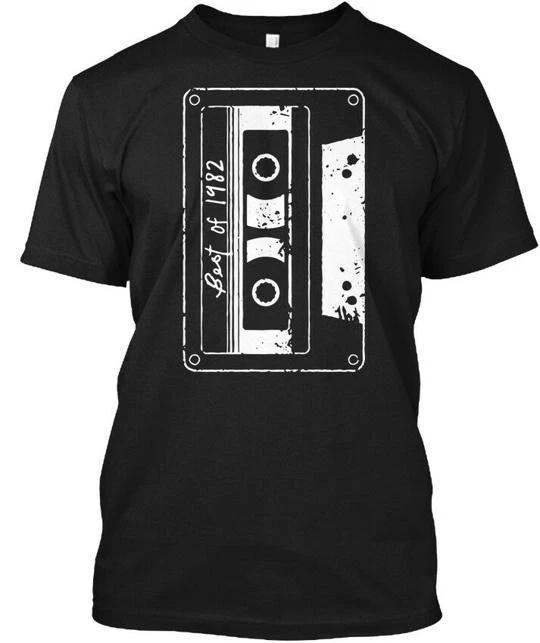 

Vintage Best Of 1982 80s Mix Tape Cassette Funny Dj T shirt Made in USA S to 5XL 4XL