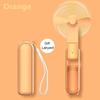 Mini Small Pocket Fan Solid Color Cooling Hand Fan Portable Handheld Fan  Outdoors
