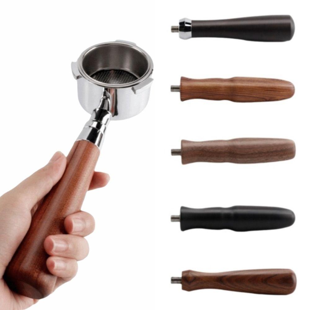 M10 Coffee Portafilter Handle Revolving Wooden Handle New Coffee Machine Handle Cafe Supplies
