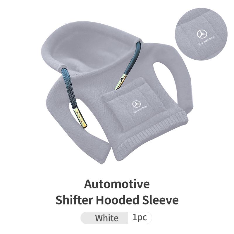 For Mercedes Benz Gear Shift Hoodie Cover Handle Decoration Manual Automatic Car Shift Lever Cover C180 C300 W124 W176 W177 C200 WMG0