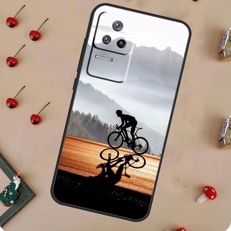 Cycling Bike Case For POCO F5 Pro M6 X3 X5 X6 Pro F3 M5s Xiaomi Mi 13 14 Pro 13T 11T 12T 12 Lite Cover