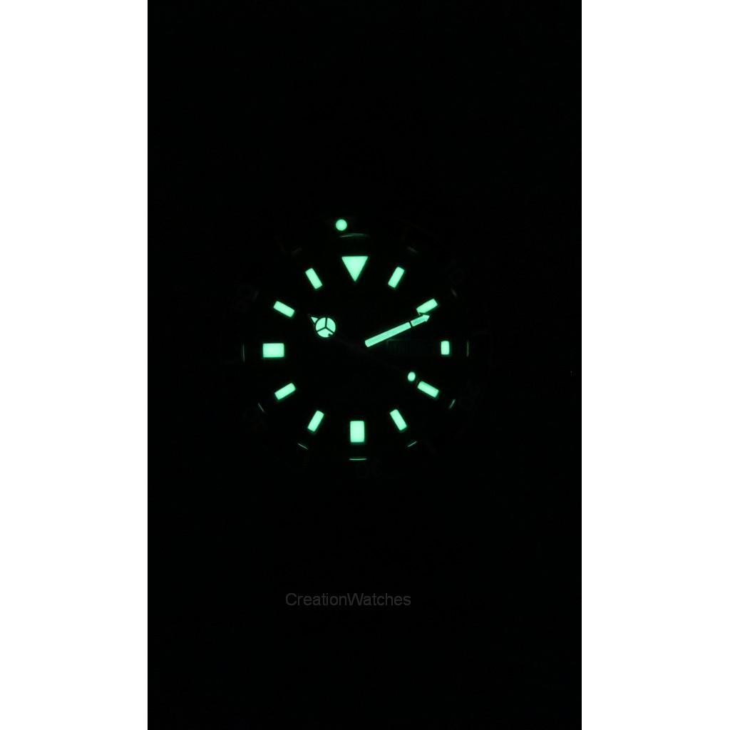 Citizen Promaster Polyurethane Strap Green Dial Automatic Diver's NY0121-09X 200M Men's Watch