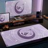 Large Moon Pattern Art Anime Mouse Pads Computer Laptop Office Rubber Anti-Slip Table Pads Locking Edge Rug Gaming Keyboard Mats