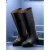 Men's Outdoor Waterproof Anti Slip Wear Resistant High Tube Rain Shoes Rubber Shoes