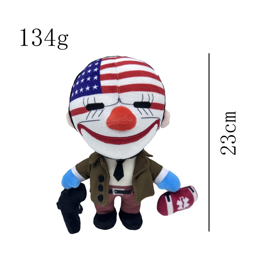 New PayDay 3 Plush Plush Plush Game Accessories Plush Dolls