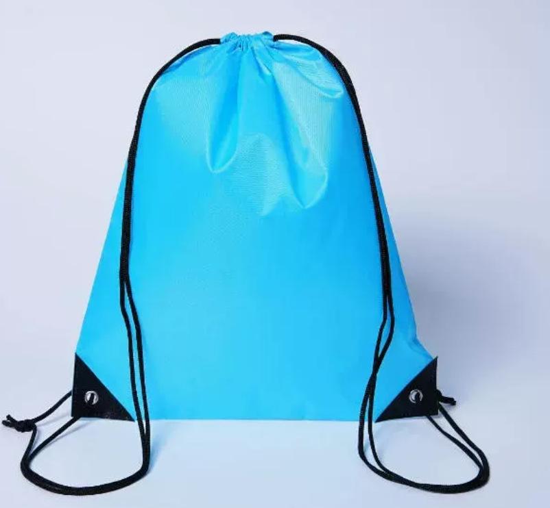 Customizable Waterproof Oxford Large Capacity Drawstring Backpack with Logo Print