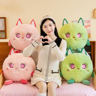 New Dopamine Monster Doll Throw Pillow Cute Elf Cloth Doll Plush Toy Sleeping Pillow