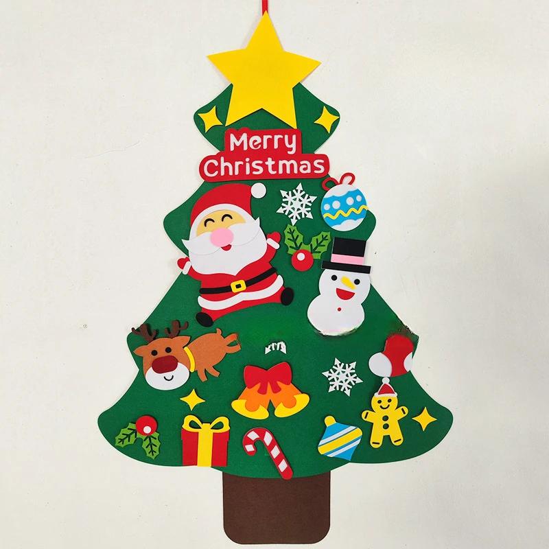 

DIY Felt Christmas Tree Kit for Kids and Teens Home Wall Decoration Craft Set Perfect for Winter Holiday Funt
