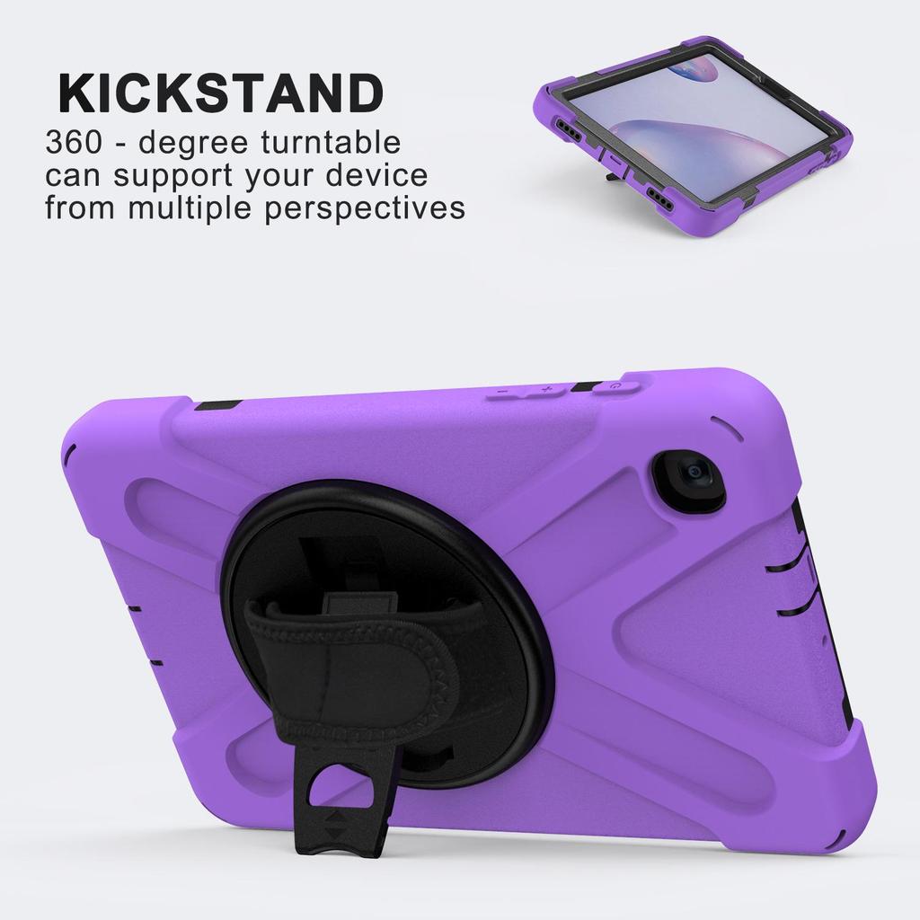 8,4" T307 Anti-Drop-Tablet-Schutzhülle mit drehbarer Halterung – handliches, verbiegungssicheres Design
