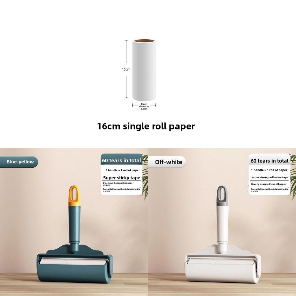 Plastic Lint Roller With Removable Sheets For Pet Hair And Fur Removal On Furniture And Clothes