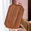 1PC Tea Tray 33*16*2cm Fruit & Snack Plates Walnut Tea Tray Fruit Platter Rectangular Dry Brew Tea Ceremony Wooden Serving