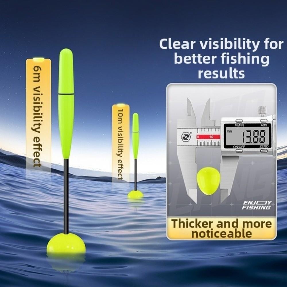 3pcs Pack Eye-catching Design Carp Fishing Floats 3pcs Pack Hook Reminder Floats  Outdoor Fishing
