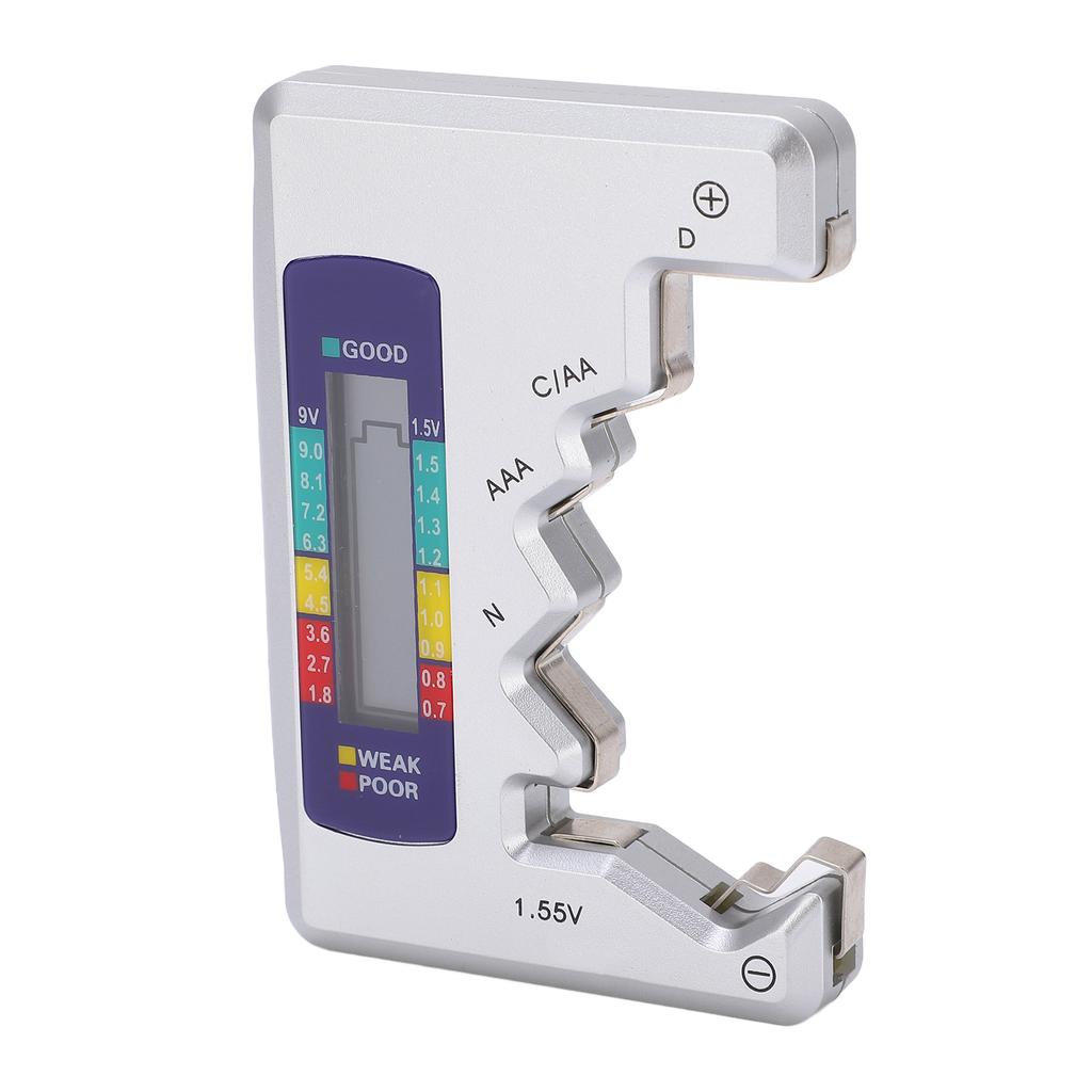 Cyfrowy Tester Baterii Sprawdzarka 150mAh Przenośny D N AA AAA Bateria Pastylkowa Wykrywacz Pojemności Baterii