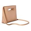 New CALVIN KLEIN Synthetic Leather Crossbody One Shoulder Handbag Small Women's Light Brown 40W0839-200
