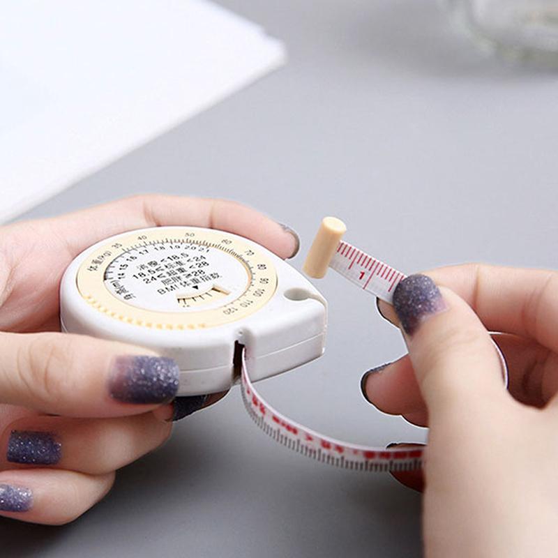 1.5M Automatic Telescopic Tape Measure Fitness Measuring Tape Centimeter Meter Tapes Metric Tape Ruler For Body Tailor Sewing