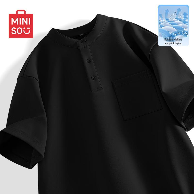 MINISO Men s American Retro Quick-Dry T-Shirt 3XL
