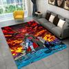 Tappeto Anime N-Naruto Cartone Animato Itachi per Stanza dei Giochi Camera da Letto Soggiorno Divano Arredamento Casa, Tappeto per Area Bambini Tappetino Antiscivolo Regalo