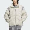 adidas FW24 FUSTL Series P DJK Mid Removable Insulated Sports Casual Down Jacket Men Jacket Light-Sesame Earth-Gray JM6175