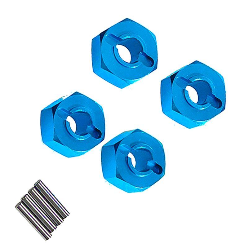 AEF2-4Pcs For MJX 1/14 1/16 14210 14303 16207 16208 Remote Control Car Accessories 12Mm Hex Connector