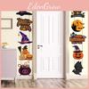 Festive Halloween Door Decoration With Bat Pumpkin Door Hanging For Scene