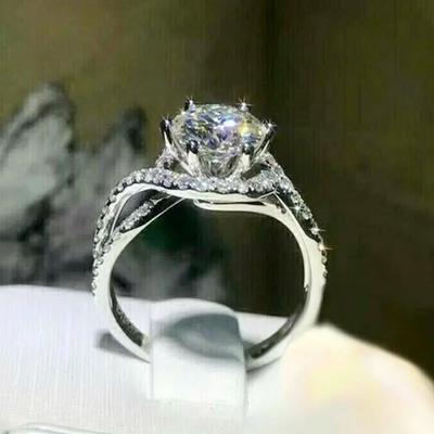 Huitan Newest Wedding Bands Women'S Rings With Aaa Cz Temperament Female Engagement Proposal Accessories Eternity Trendy Jewelry