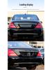 Manshi Chrome Add-On for Mercedes S600L, S350, S400, S500 Rear Bumper Strip