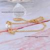 Empress Dowager Saturn Pearl Necklace & Bracelet Set - Women's Luxury Paperclip Design Accessories
